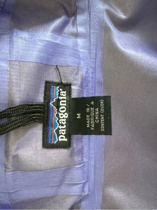 Patagonia Blue/purple Hooded Shell Jacket - Picture 11 of 13